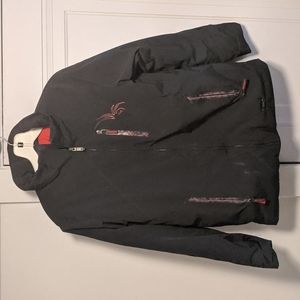 Boys Spyder Ski Jacket size 16 Black